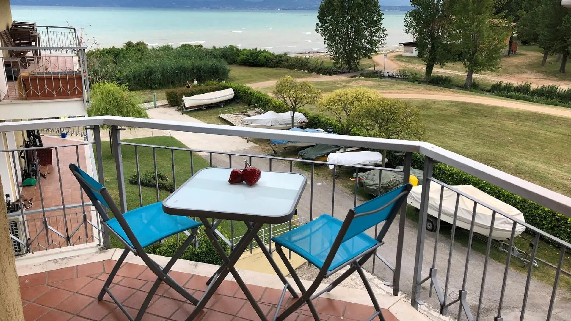 Apartment Seeblickwohnung Sirmione - Fronte Lago Mit Privatsteg